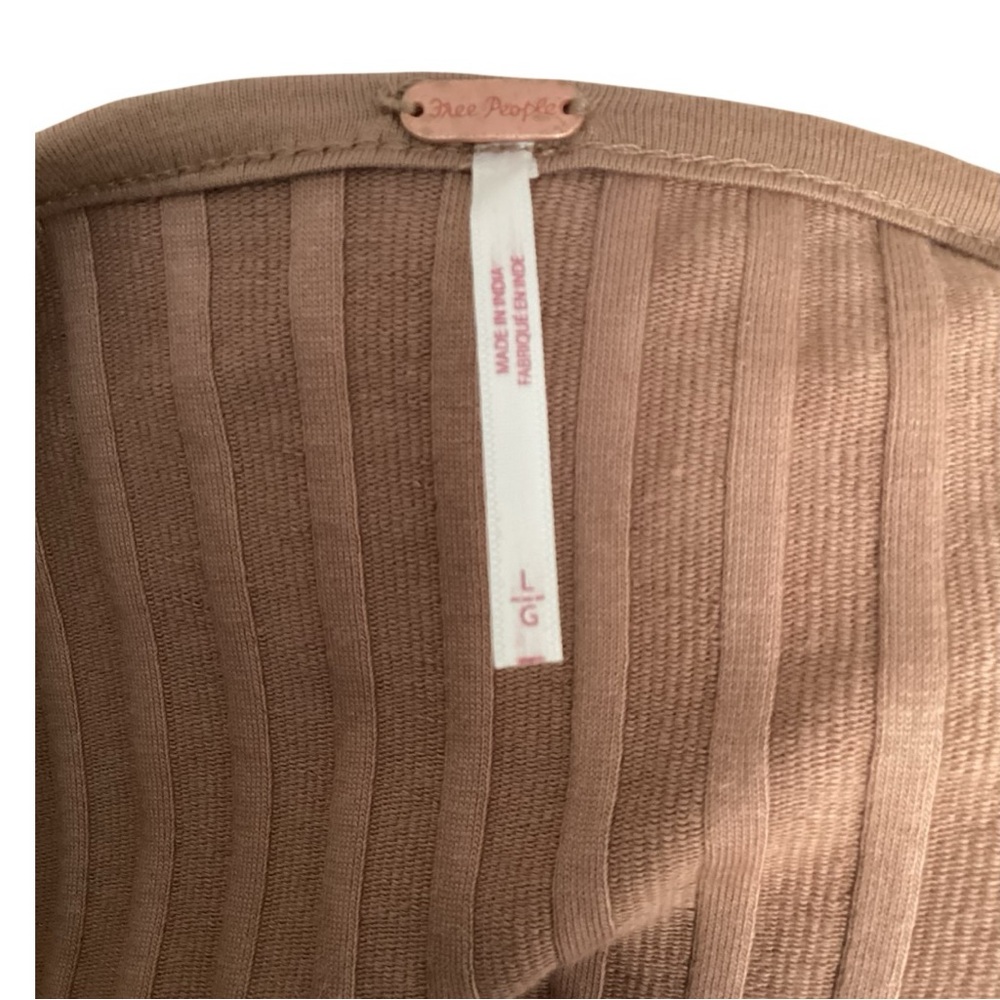 Free People Tilly Ribbed Long Sleeve Button-Up Ribbed Cardigan - Picture 7 of 8